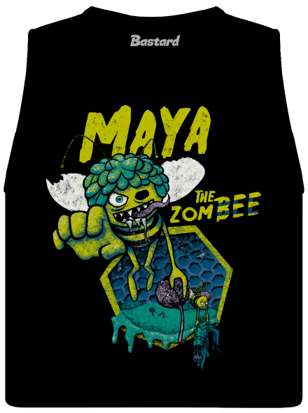 Zombee Mája dámské tílko volné Black