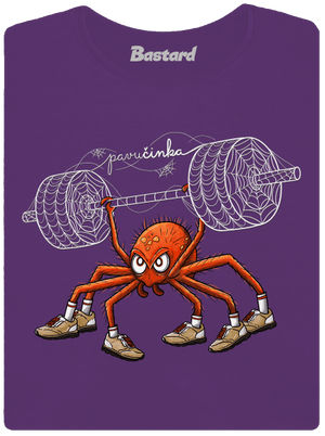 Pavučinka dámské tričko premium Purple