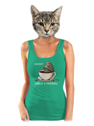 V pressu dámské tílko klasické Mint Mal