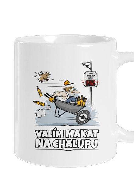 Valím na chalupu klasický hrnek White
