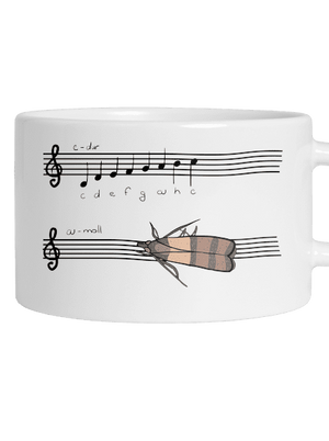 A - moll hrnek makronka White