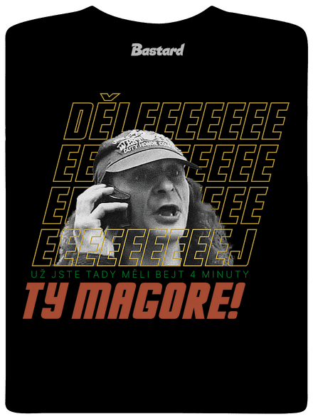 B18: Jiří Kára pánské tričko Black