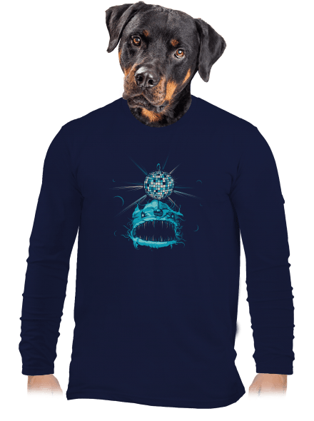 Mořský discoďas pánské dlouhý rukáv Navy