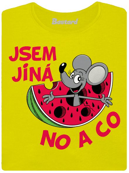 Jsem jiná dámské tričko premium Lemon