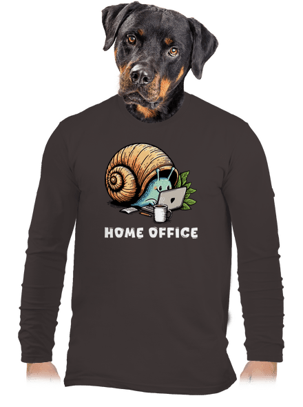 Šnekův home office pánské dlouhý rukáv Bear Brown
