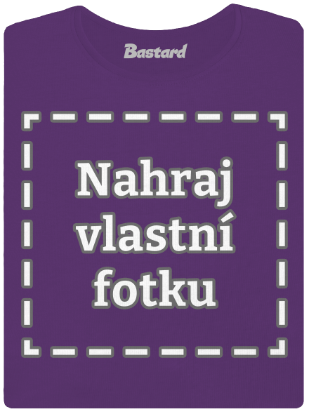 Vlastní potisk dámské tričko premium Purple