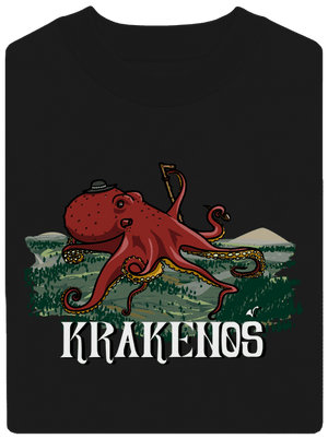 Krakenoš unisex mikina bez kapuce Black