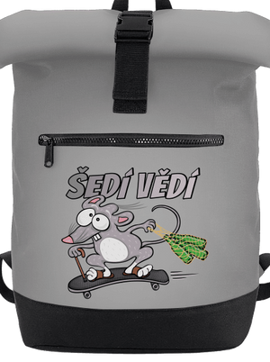 Šedí vědí - myšák batoh Grey Marl