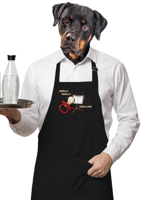 Dudlajdá zástěra Black