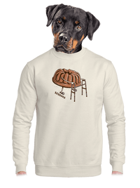 unisex mikina bez kapuce