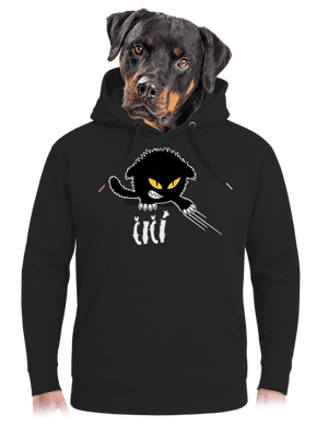 Čičina unisex mikina premium Dark Black