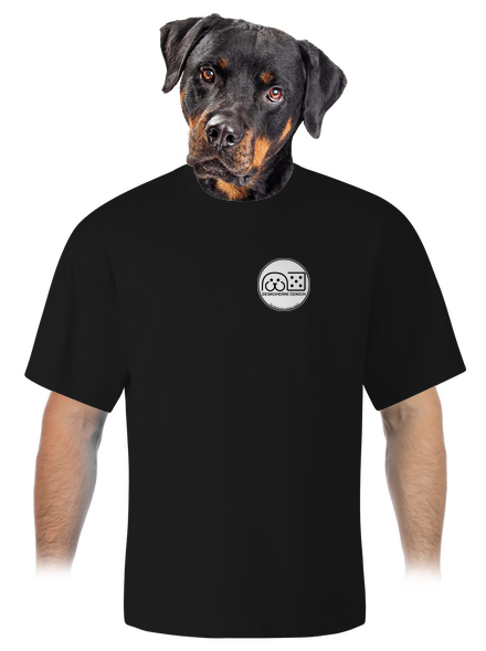 Deskoherní čenich unisex tričko oversized Black