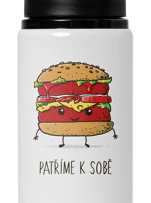 Patříme k sobě lahev na vodu White