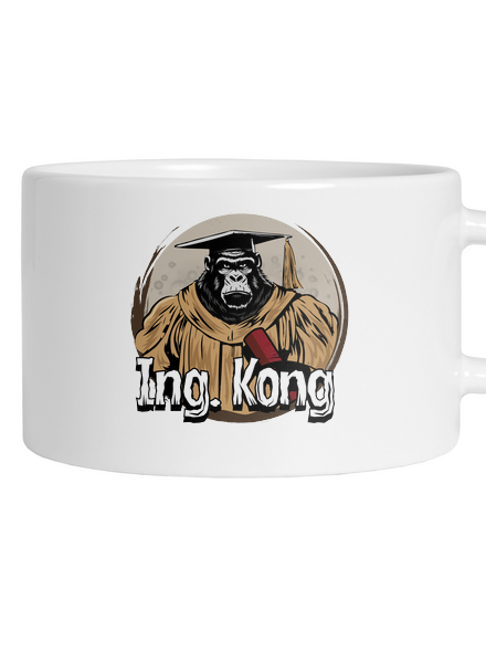 Ing. Kong hrnek makronka White