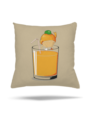 Opilý pomeranč polštář Beige