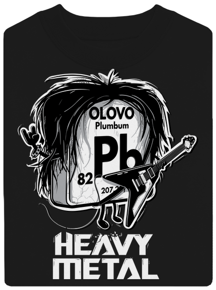 Heavy Metal unisex mikina bez kapuce Black