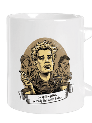 B14: Samotáři velký hrnek White