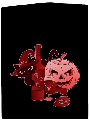 Hello, víno pánská mikina na zip Black