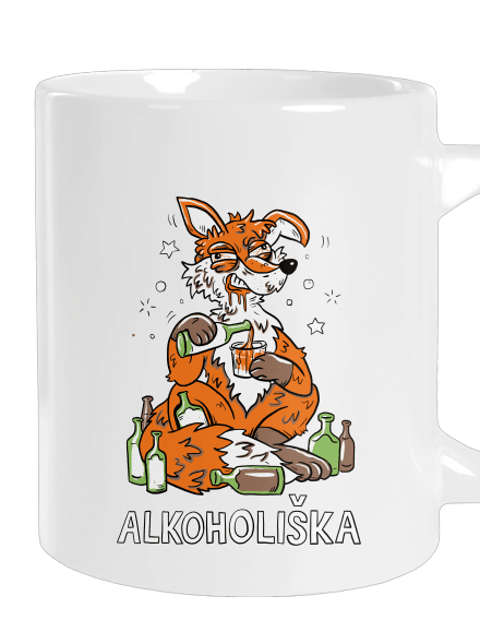Alkoholiška velký hrnek White