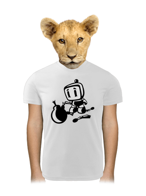 Bomberman dětské sportovní tričko White