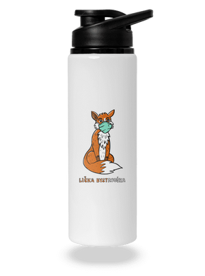 Liška Bystrouška lahev na vodu White