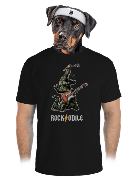 Rockodile pánské sportovní tričko Black