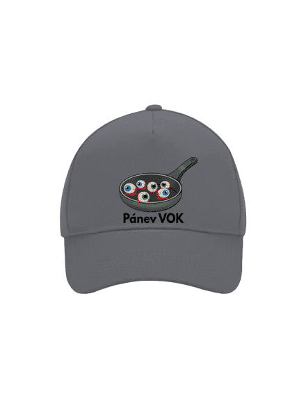 Pánev vok kšiltovka baseballka Graphite grey
