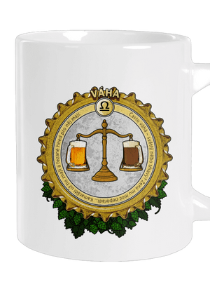 Pivní horoskop: Váha velký hrnek White