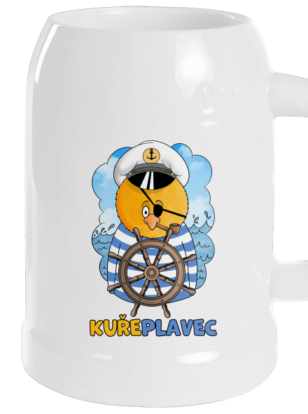 Kuřeplavec půllitr White