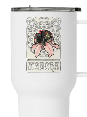 Moucha termohrnek White