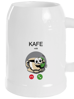 Kafe volá půllitr White