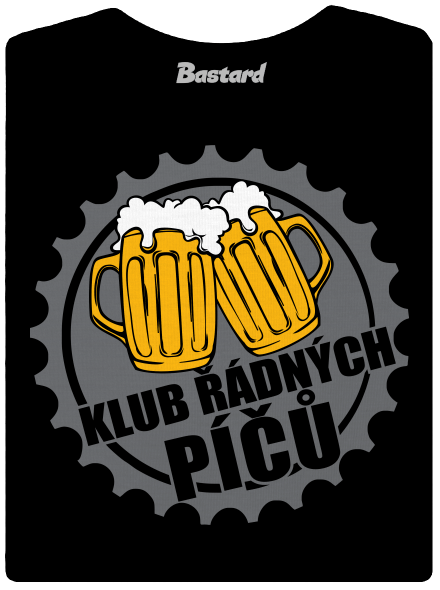 Klub řádných píčů dámské tričko premium Black
