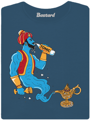 Gin a tonic dámské tričko premium Petrol Blue