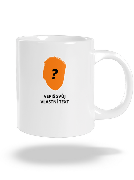 Tvoje hlava velký hrnek White
