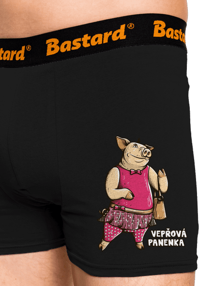 Vepřová panenka boxerky Black