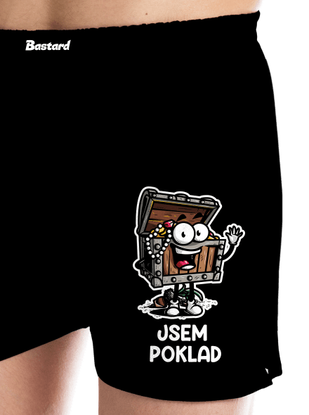 Jsem poklad pánské trenky Black