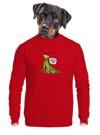 unisex mikina bez kapuce