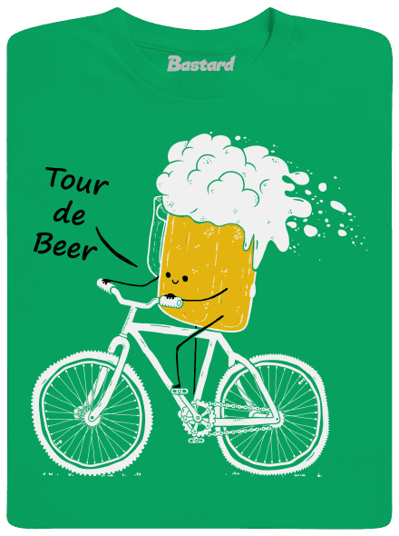 Tour de beer pánské tričko Kelly Green