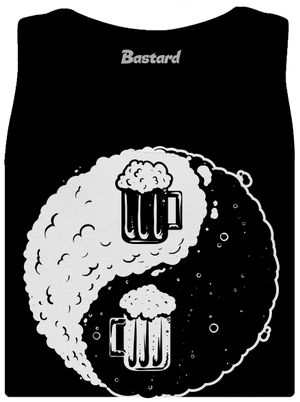 Jin Jang pivo dámské tílko klasické Black