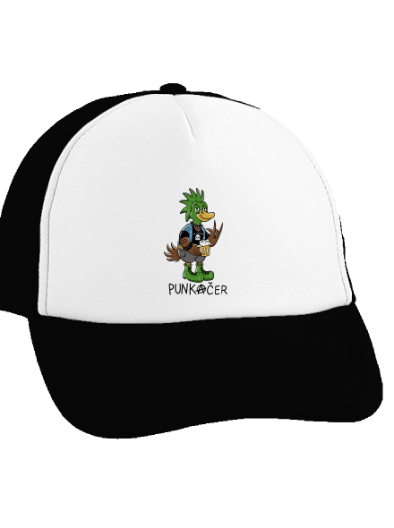 Punkačeří rodina kšiltovka truckerka Black cap