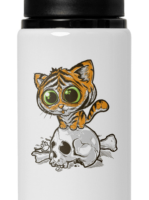 Tygřík lahev na vodu White