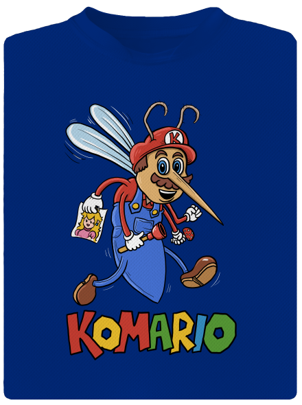 Komario pánské sportovní tričko Royal Blue Mal