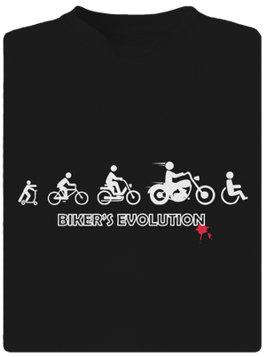 Bikers evolution dětské sportovní tričko Black