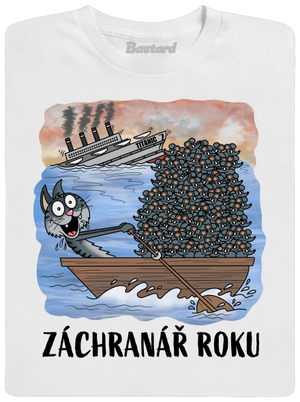 Záchranář roku pánské tričko White