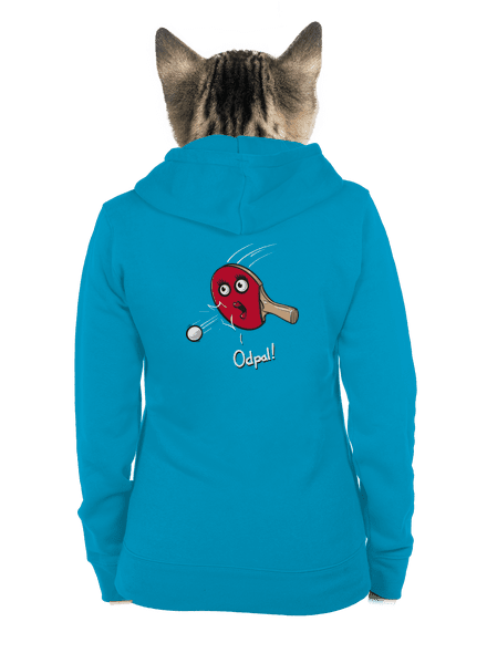 Podávám odpal dámská mikina na zip Blue Atol