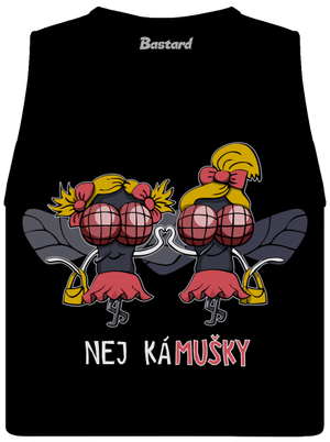 Nej kámušky dámské tílko volné Black