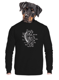 unisex mikina bez kapuce