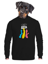 unisex mikina bez kapuce