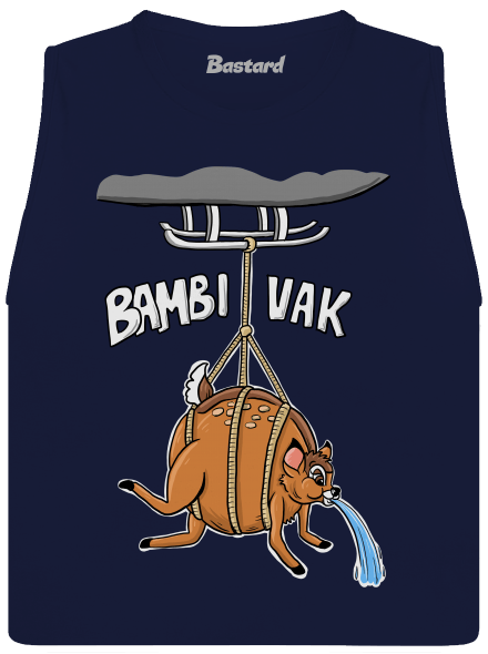 Bambi vak dámské tílko volné Navy