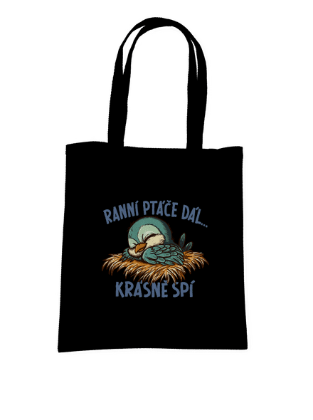 Ranní ptáče spí taška Black
